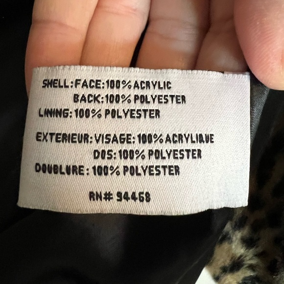 💕 Laundry by Shelli Segal Animal Print Coat Size XS - Picture 6 of 7